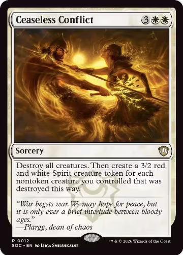 Ceaseless Conflict (12), Commander: Secrets of Strixhaven — Magic card price