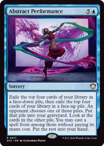 Abstract Performance (17), Commander: Secrets of Strixhaven — Magic card price