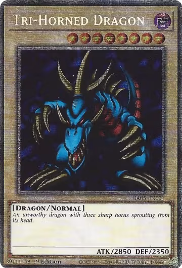 Tri-Horned Dragon (RA05-EN001), Rarity Collection 5 — Yu-Gi-Oh! card price