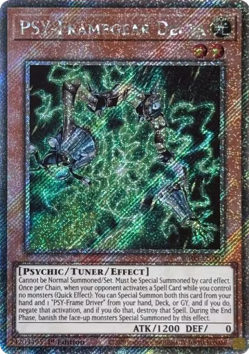 PSY-Framegear Delta (Platinum Secret Rare) (RA05-EN007), Rarity Collection 5 — Yu-Gi-Oh! card price