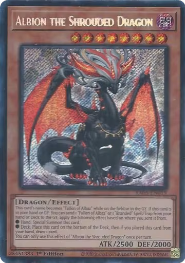 Albion the Shrouded Dragon (Secret Rare) (RA05-EN019), Rarity Collection 5 — Yu-Gi-Oh! card price