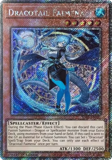 Dracotail Faimena (Platinum Secret Rare) (RA05-EN035), Rarity Collection 5 — Yu-Gi-Oh! card price