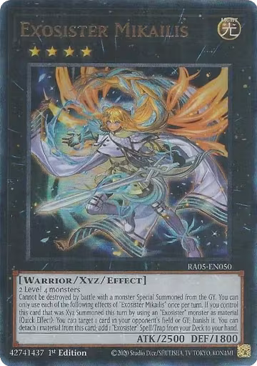Exosister Mikailis (PUR) (RA05-EN050), Rarity Collection 5 — Yu-Gi-Oh! card price