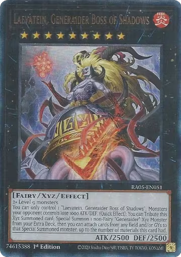 Laevatein, Generaider Boss of Shadows (PUR) (RA05-EN051), Rarity Collection 5 — Yu-Gi-Oh! card price