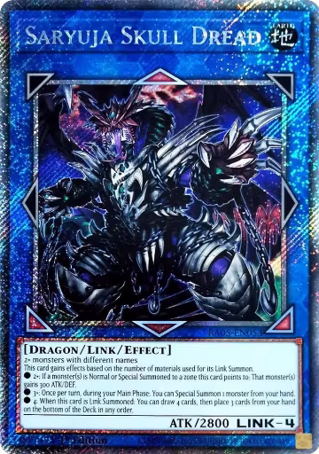 Saryuja Skull Dread (Platinum Secret Rare) (RA05-EN053), Rarity Collection 5 — Yu-Gi-Oh! card price
