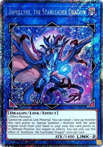 Armillyre, the Starleader Dragon (Platinum Secret Rare) (RA05-EN055), Rarity Collection 5 — Yu-Gi-Oh! card price