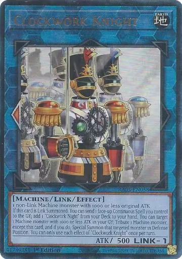 Clockwork Knight (PUR) (RA05-EN058), Rarity Collection 5 — Yu-Gi-Oh! card price
