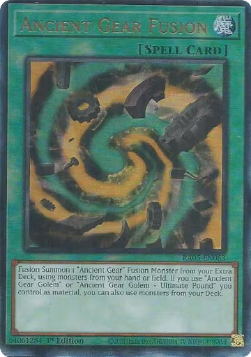 Ancient Gear Fusion (PUR) (RA05-EN063), Rarity Collection 5 — Yu-Gi-Oh! card price