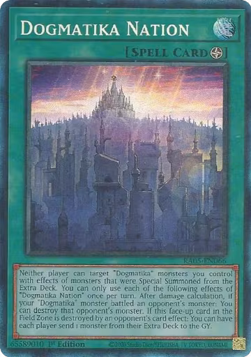 Dogmatika Nation (PCR) (RA05-EN066), Rarity Collection 5 — Yu-Gi-Oh! card price