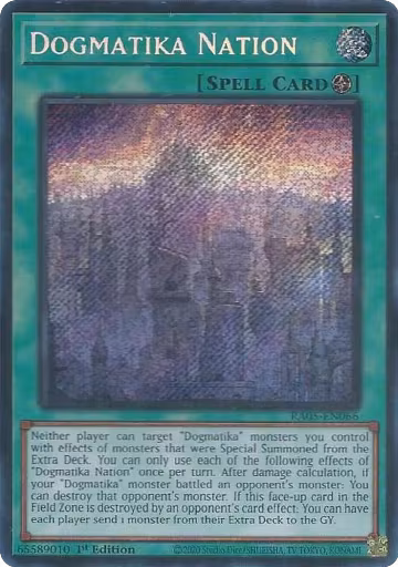 Dogmatika Nation (Secret Rare) (RA05-EN066), Rarity Collection 5 — Yu-Gi-Oh! card price