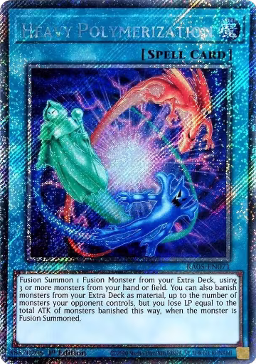 Heavy Polymerization (Platinum Secret Rare) (RA05-EN071), Rarity Collection 5 — Yu-Gi-Oh! card price