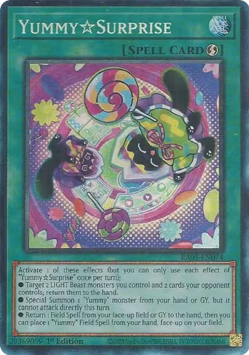 YummySurprise (PCR) (RA05-EN074), Rarity Collection 5 — Yu-Gi-Oh! card price
