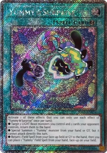 YummySurprise (Platinum Secret Rare) (RA05-EN074), Rarity Collection 5 — Yu-Gi-Oh! card price