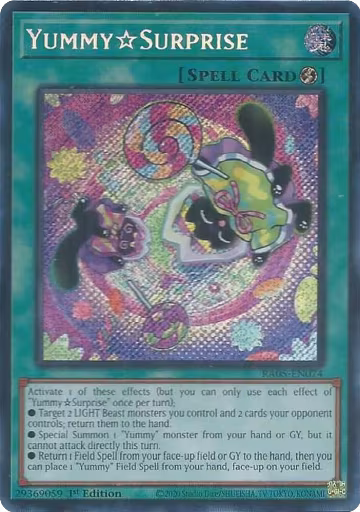 YummySurprise (Secret Rare) (RA05-EN074), Rarity Collection 5 — Yu-Gi-Oh! card price