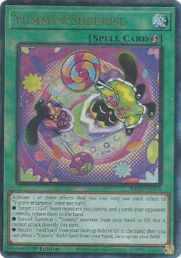 YummySurprise (PUR) (RA05-EN074), Rarity Collection 5 — Yu-Gi-Oh! card price