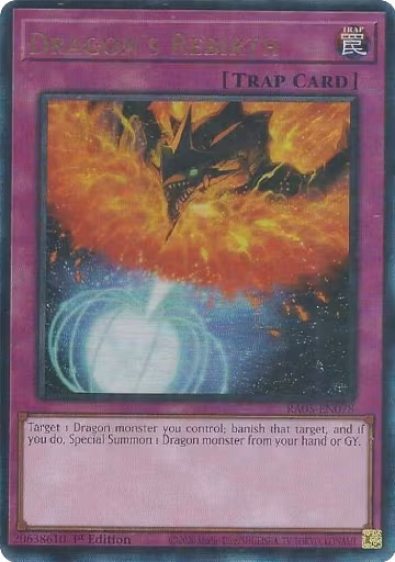 Dragon's Rebirth (PUR) (RA05-EN078), Rarity Collection 5 — Yu-Gi-Oh! card price