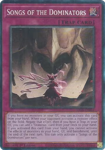 Songs of the Dominators (PCR) (RA05-EN081), Rarity Collection 5 — Yu-Gi-Oh! card price