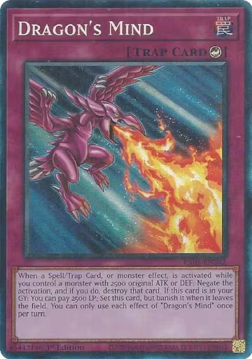 Dragon's Mind (PCR) (RA05-EN082), Rarity Collection 5 — Yu-Gi-Oh! card price