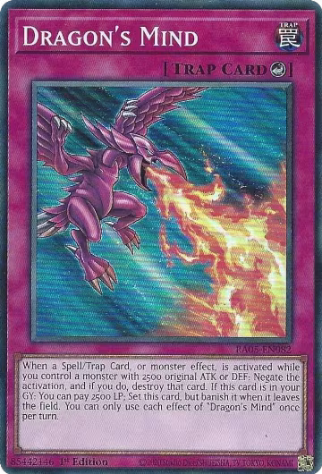 Dragon's Mind (RA05-EN082), Rarity Collection 5 — Yu-Gi-Oh! card price