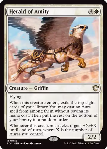 Herald of Amity (15), Commander: Secrets of Strixhaven — Magic card price