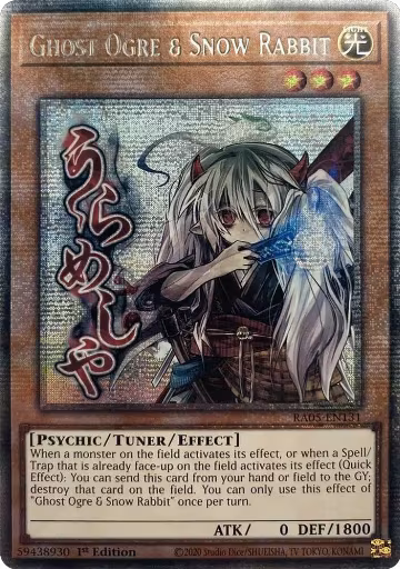 Ghost Ogre & Snow Rabbit (Starlight Rare) (RA05-EN131), Rarity Collection 5 — Yu-Gi-Oh! card price