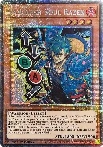Vanquish Soul Razen (Starlight Rare) (Stamp) (RA05-EN134), Rarity Collection 5 — Yu-Gi-Oh! card price