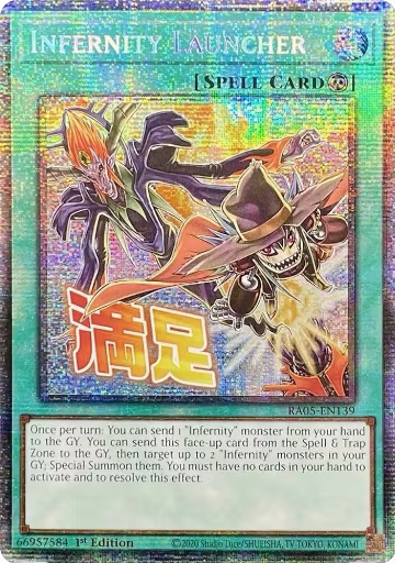 Infernity Launcher (Starlight Rare) (RA05-EN139), Rarity Collection 5 — Yu-Gi-Oh! card price