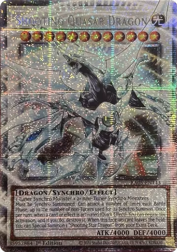 Shooting Quasar Dragon (Starlight Rare) (Extended Art) (RA05-EN143), Rarity Collection 5 — Yu-Gi-Oh! card price