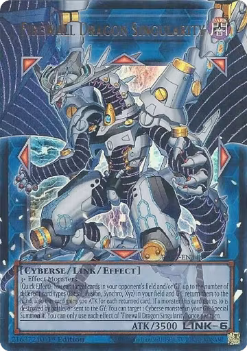 Firewall Dragon Singularity (Extended Art) (RA05-EN146), Rarity Collection 5 — Yu-Gi-Oh! card price