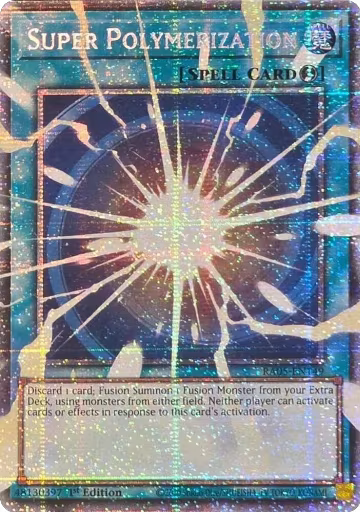 Super Polymerization (Starlight Rare) (Extended Art) (RA05-EN149) — card price
