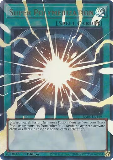 Super Polymerization (Extended Art) (RA05-EN149), Rarity Collection 5 — Yu-Gi-Oh! card price
