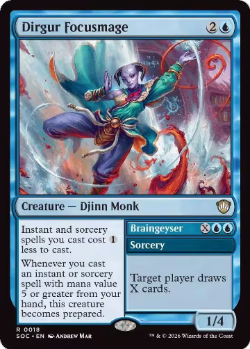 Dirgur Focusmage (18), Commander: Secrets of Strixhaven — Magic card price