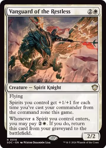 Vanguard of the Restless (16), Commander: Secrets of Strixhaven — Magic card price
