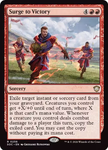 Surge to Victory (256), Commander: Secrets of Strixhaven — Magic card price