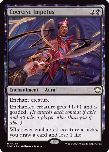 Coercive Impetus (24), Commander: Secrets of Strixhaven — Magic card price