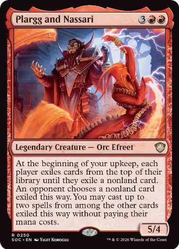 Plargg and Nassari (250), Commander: Secrets of Strixhaven — Magic card price