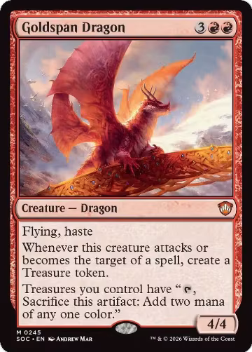 Goldspan Dragon (245) — card price