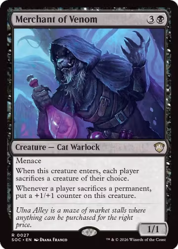 Merchant of Venom (27), Commander: Secrets of Strixhaven — Magic card price