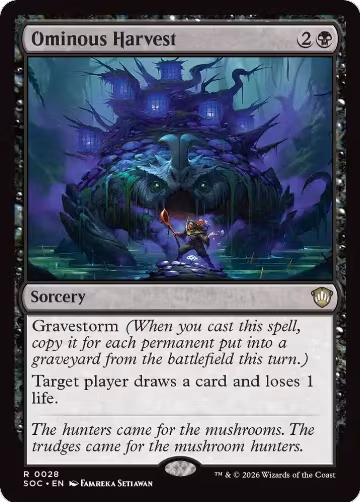 Ominous Harvest (28), Commander: Secrets of Strixhaven — Magic card price