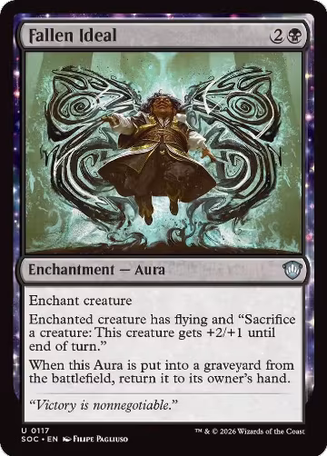Fallen Ideal (117), Commander: Secrets of Strixhaven — Magic card price