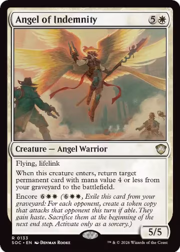 Angel of Indemnity (133), Commander: Secrets of Strixhaven — Magic card price