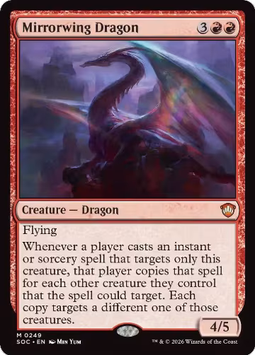 Mirrorwing Dragon (249), Commander: Secrets of Strixhaven — Magic card price