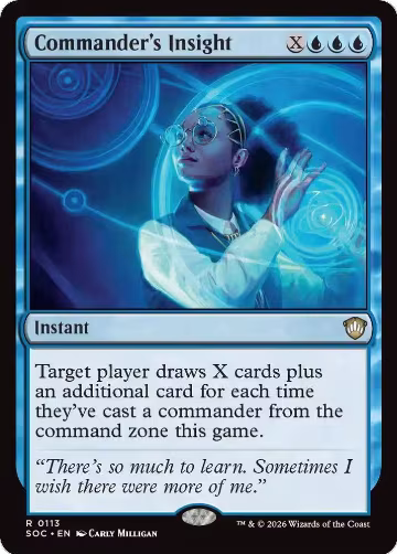 Commander's Insight (113), Commander: Secrets of Strixhaven — Magic card price