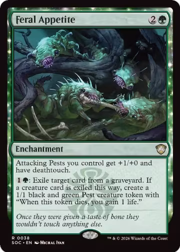 Feral Appetite (38), Commander: Secrets of Strixhaven — Magic card price
