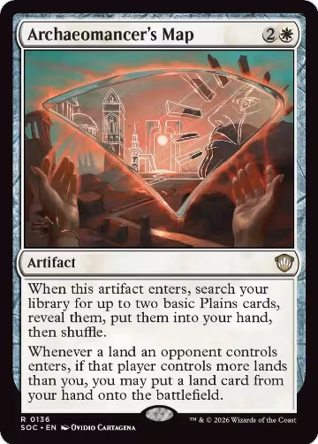 Archaeomancer's Map (136), Commander: Secrets of Strixhaven — Magic card price