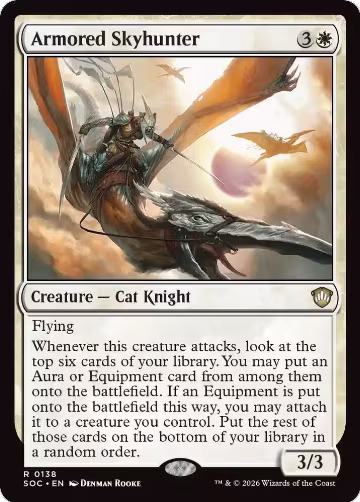 Armored Skyhunter (138), Commander: Secrets of Strixhaven — Magic card price
