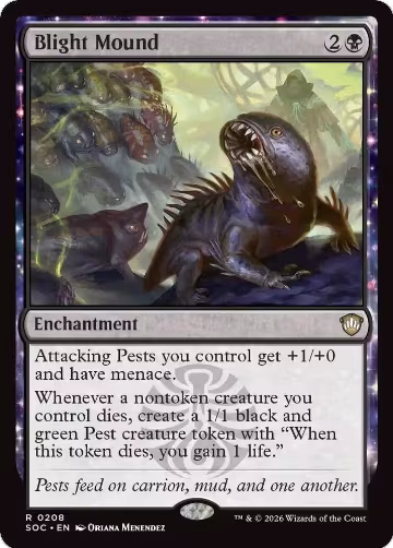 Blight Mound (208), Commander: Secrets of Strixhaven — Magic card price