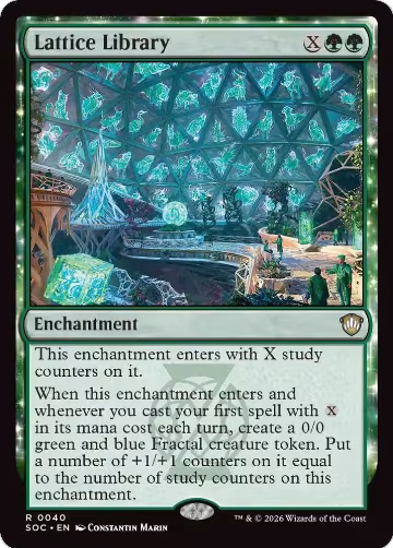 Lattice Library (40), Commander: Secrets of Strixhaven — Magic card price