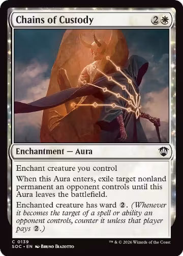Chains of Custody (139), Commander: Secrets of Strixhaven — Magic card price