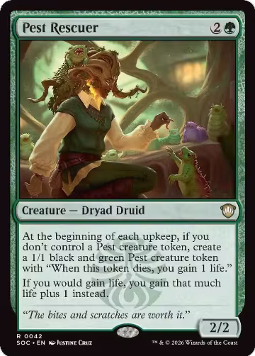 Pest Rescuer (42), Commander: Secrets of Strixhaven — Magic card price